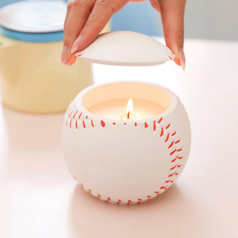 Boowan Nicole: UP Vibe X Boowan Nicole ｜ Sports Series: Baseball Candle Jar Silicone Mold