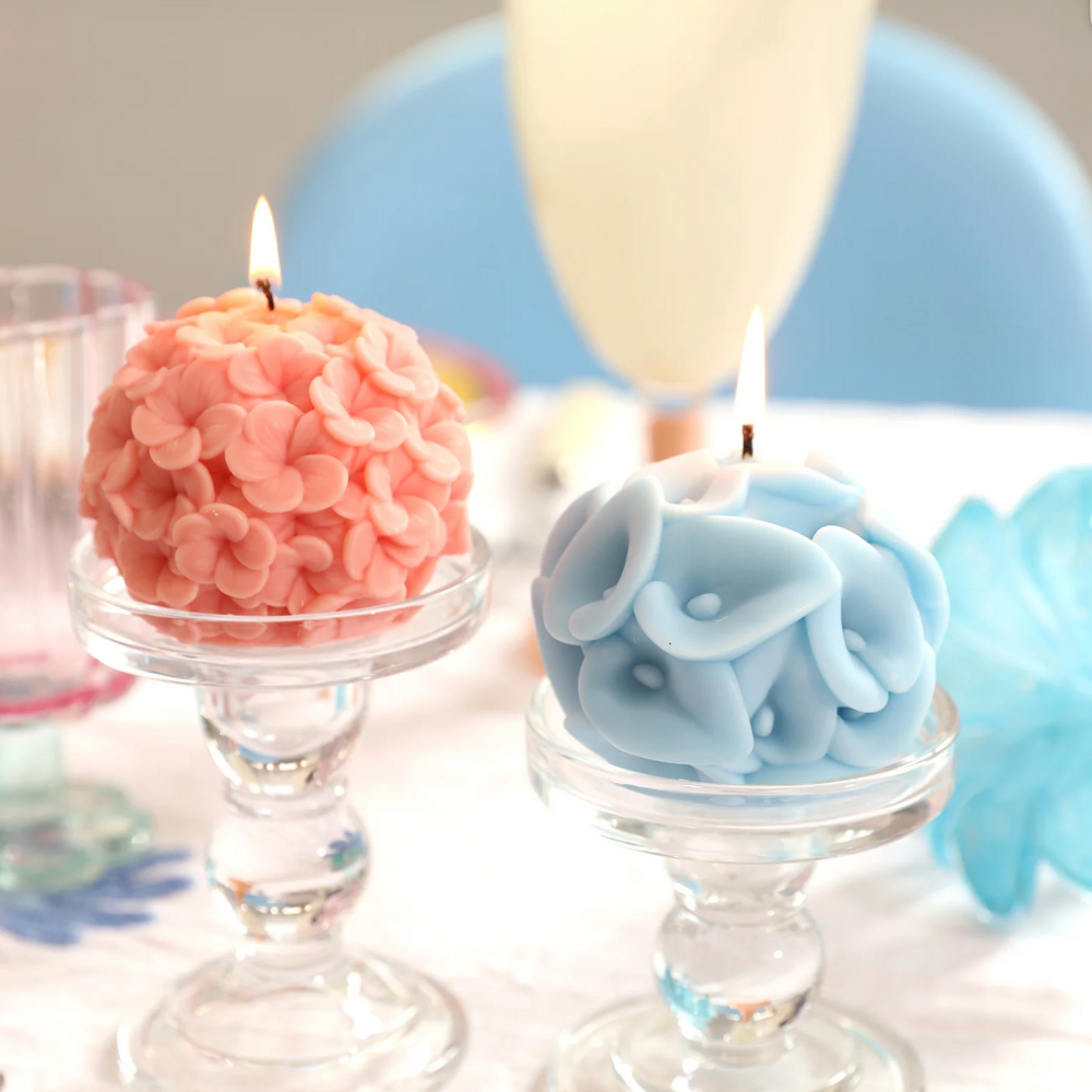 Boowan Nicole: Whispering Floral Orbs Candle Silicone Mould Collection