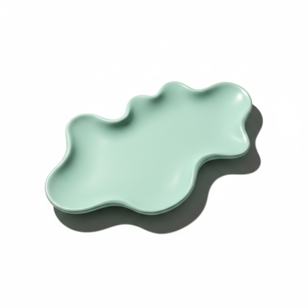 Large Cloud Abstract Trinket Tray Silicone Mould |  For Concrete | Jesmonite®️| Resin