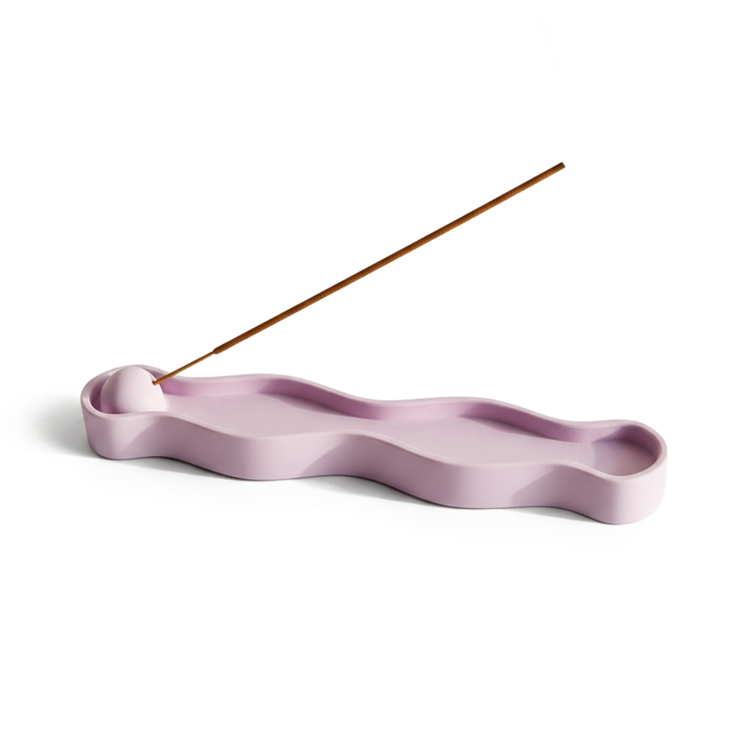 Wavy Incense Holder Silicone Mould |  For Concrete | Jesmonite®️| Resin