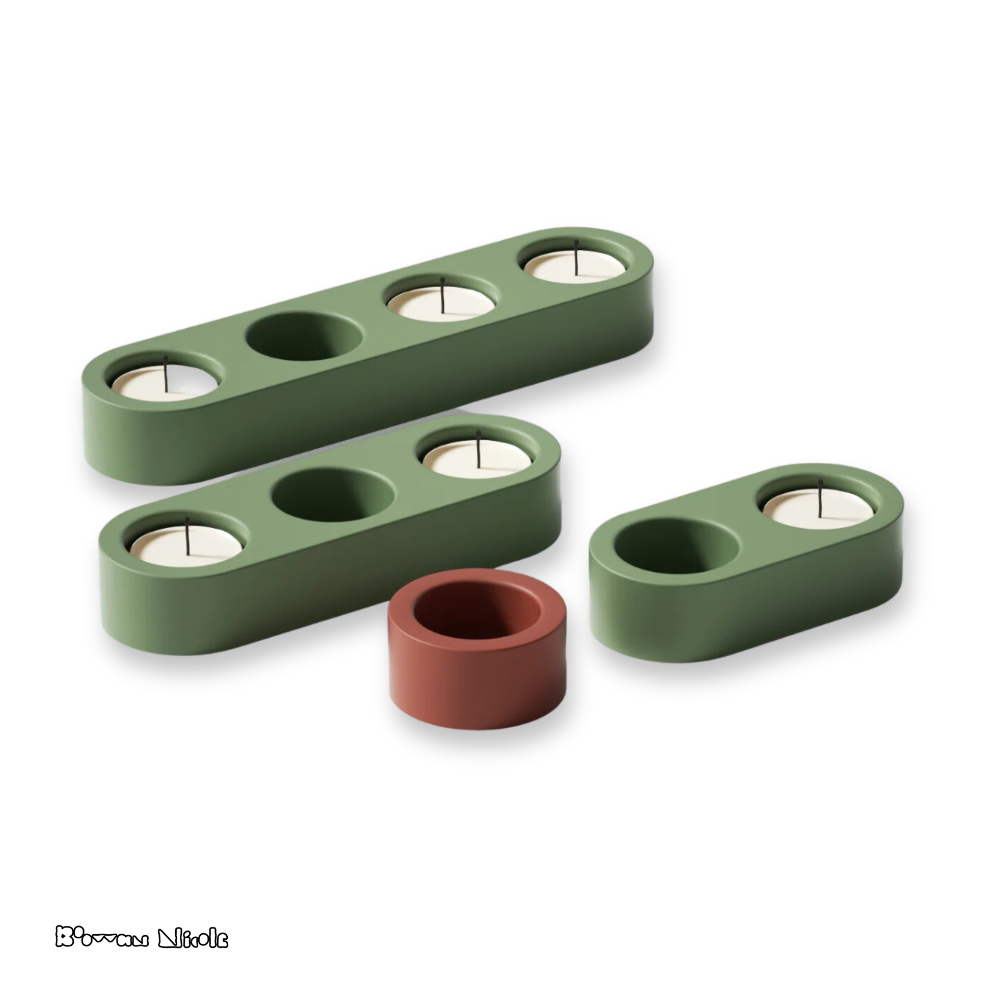Boowan Nicole: Tealight Candle Holder Silicone Mould