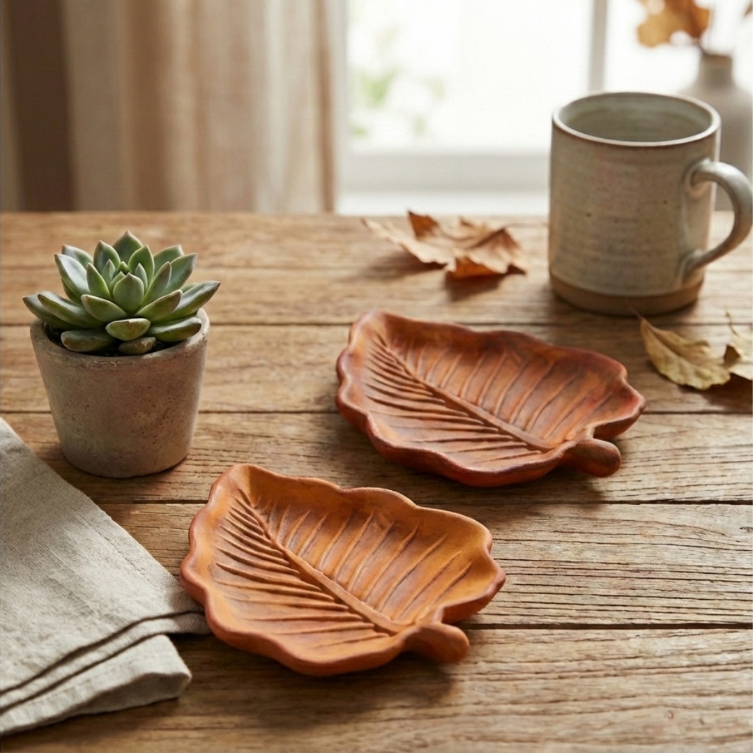 Tropical Leaf Trinket Dish Silicone Mould |  For Concrete | Jesmonite®️| Resin