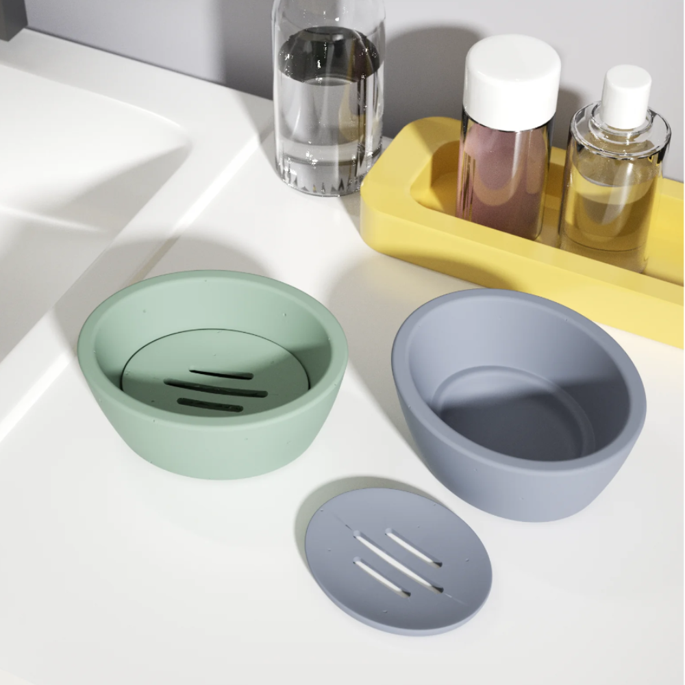 Boowan Nicole: The Oval Deep Detach & Drain Soap Dish Mold