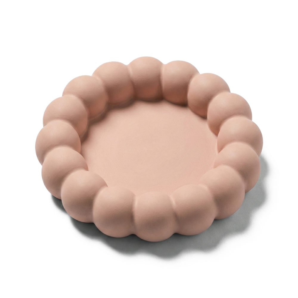 Small Bubble Rim Round Tray Silicone Mould |  For Concrete | Jesmonite®️| Resin