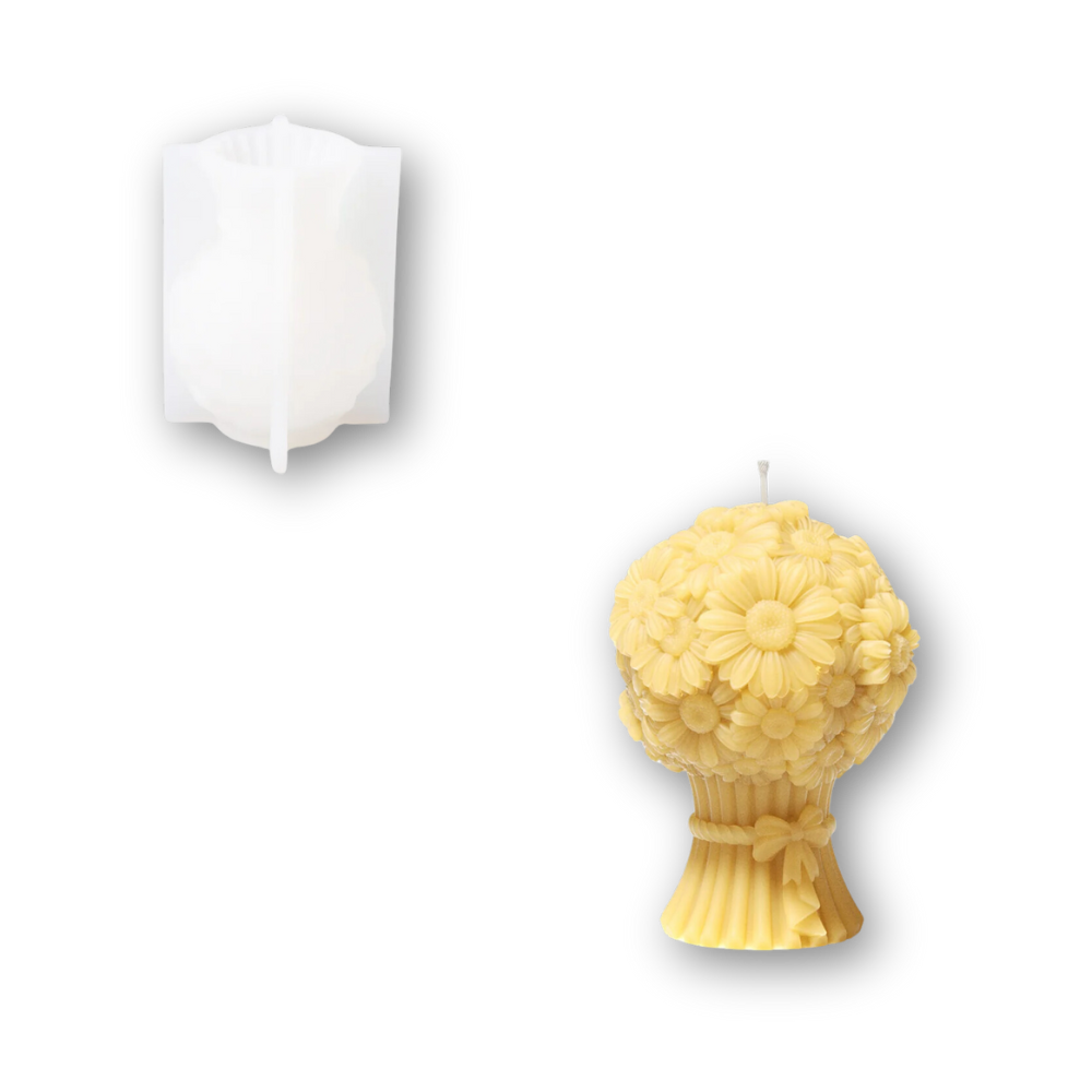 Boowan Nicole: Bouquet Flourishing Candle Silicone Mould Collection