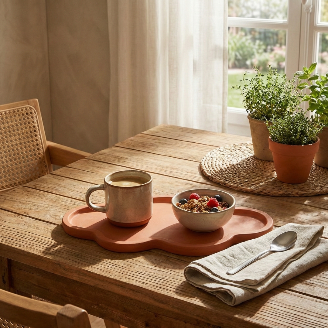 Cloudline Oval Tray Silicone Mould |  For Concrete | Jesmonite®️| Resin