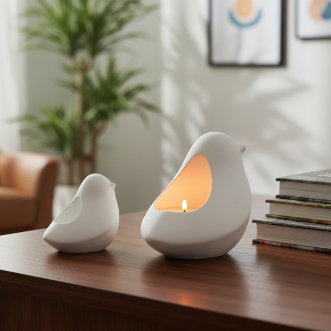 Bird Tealight Holder Silicone Mould  |  For Concrete | Jesmonite®️| Resin