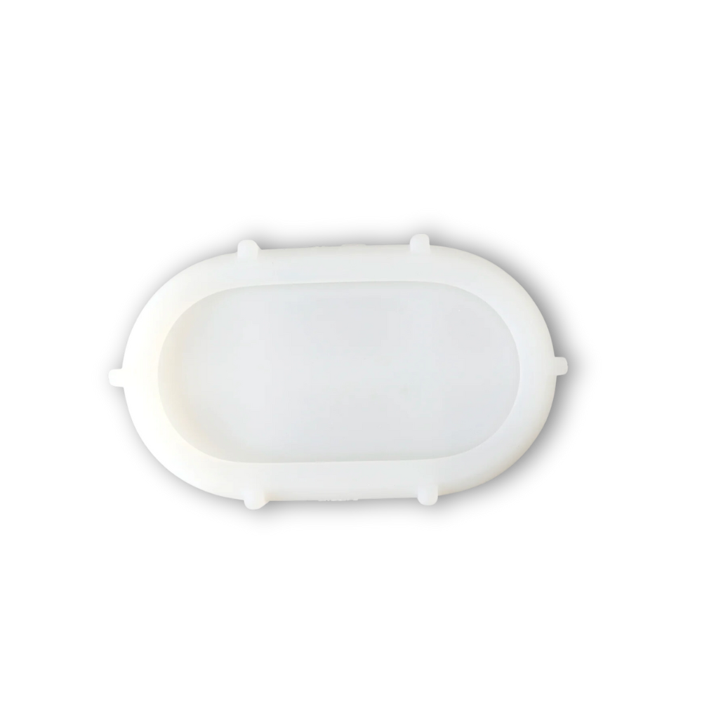 Boowan Nicole: Minimalist Oval Tray Silicone Mould