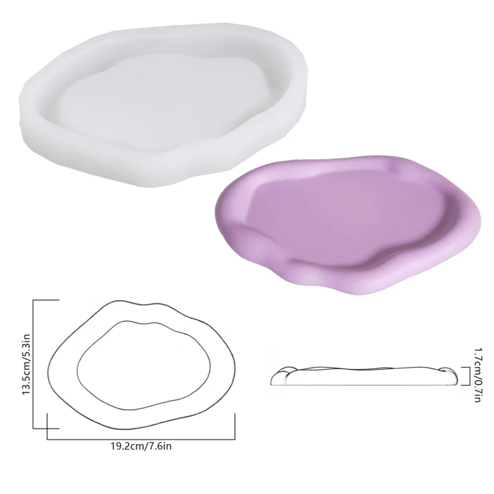 Boowan Nicole: Jewellery Storage & Concrete Tray Silicone Mould