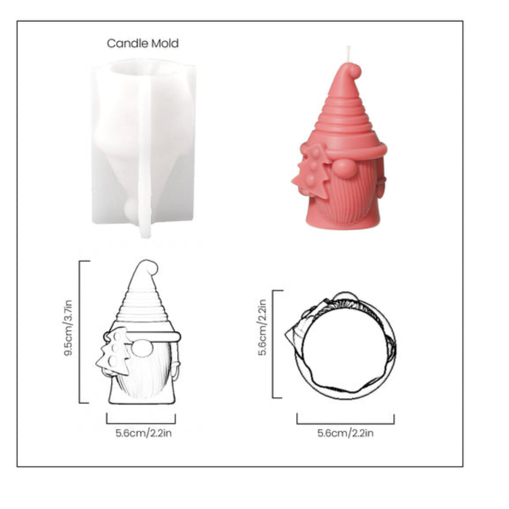 Boowan Nicole: Christmas Hat-tastic Gnome Squad Candle Collection