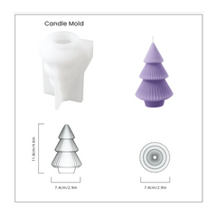 Boowan Nicole: Glowing Christmas Tree Candle Mold Collection - BohriAli.com