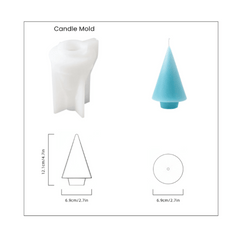 Boowan Nicole: Glowing Christmas Tree Candle Mold Collection - BohriAli.com