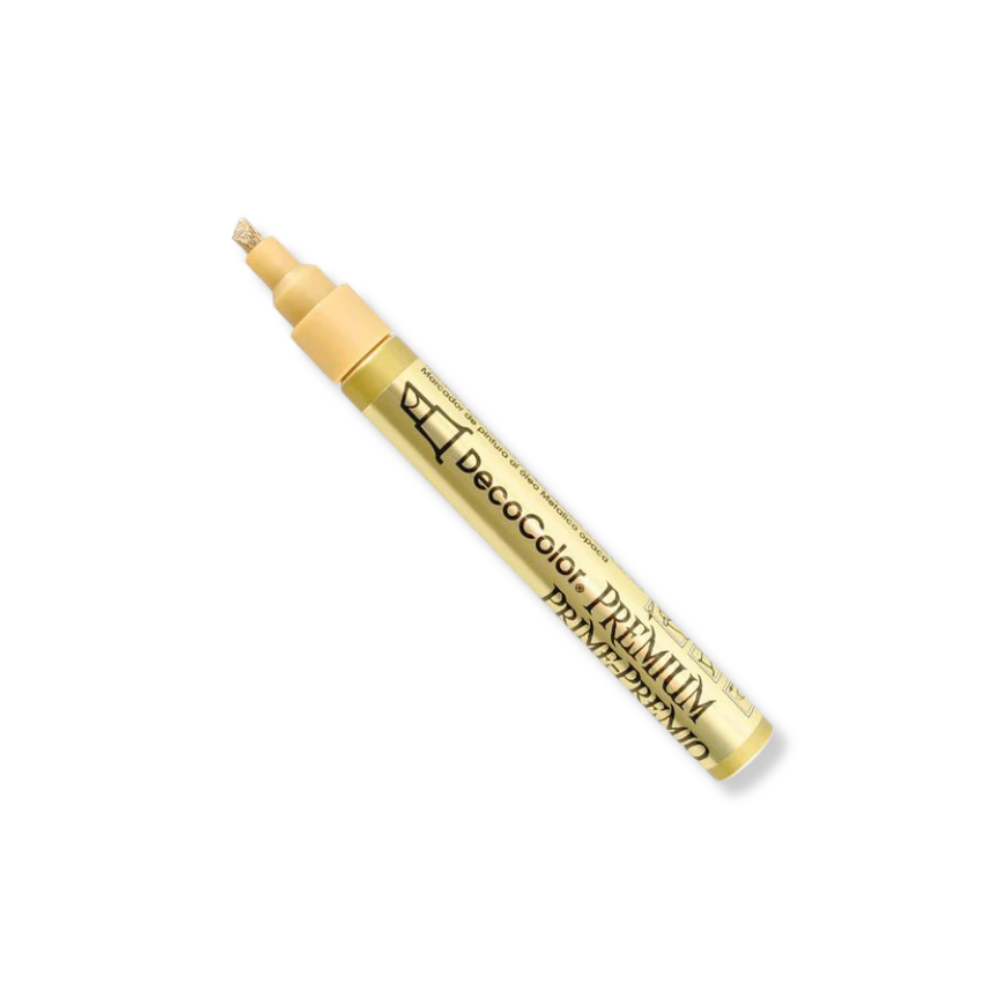 Gold - Uchida Deco Color Premium Prime-Premo Chisel Tip Marker | Edge Highlighter Pen