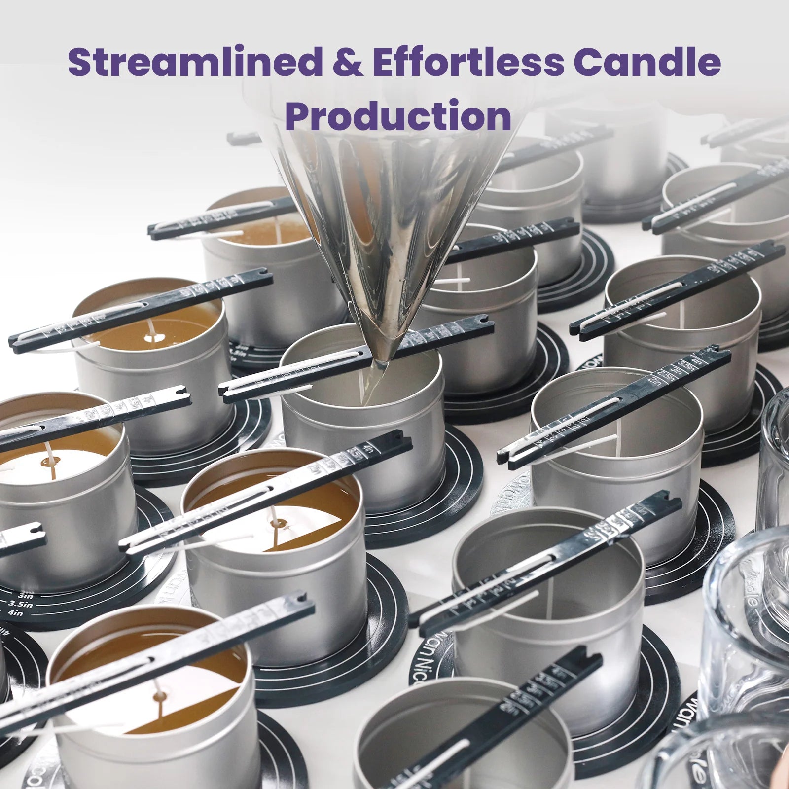 Quick Magnetic Candle Wick Centering Setter Tool by Boowan Nicole