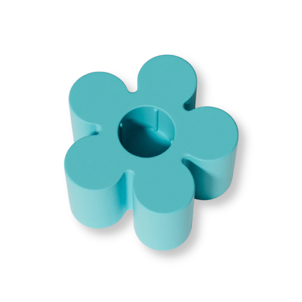 Boowan Nicole: Cute Flower Taper Candle Holder Silicone Mold