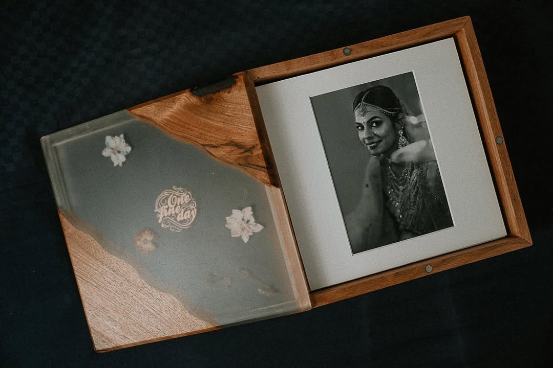 Resin & Wood Photo Box