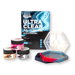 Beginner Friendly DIY Resin Art Coaster Kit - Make 4+ Coasters - BohriAli.com
