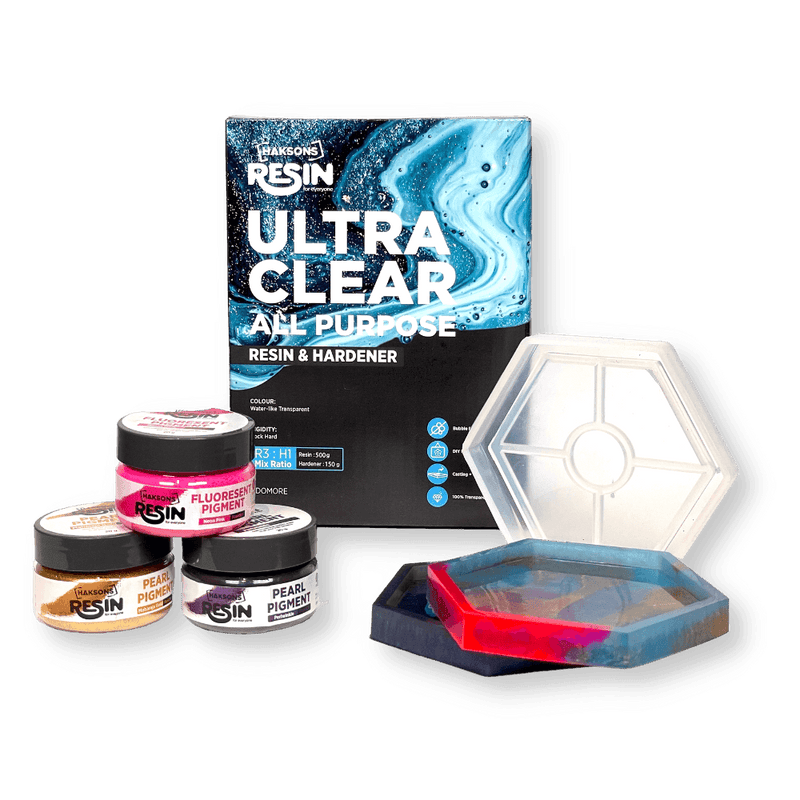 Beginner Friendly DIY Resin Art Coaster Kit Make 4+ Coasters