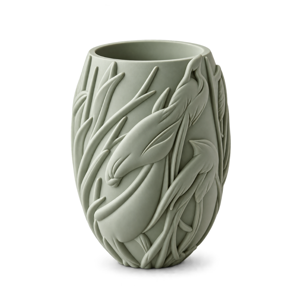 Bird Jar Silicone Mould | For Concrete | Jesmonite®️