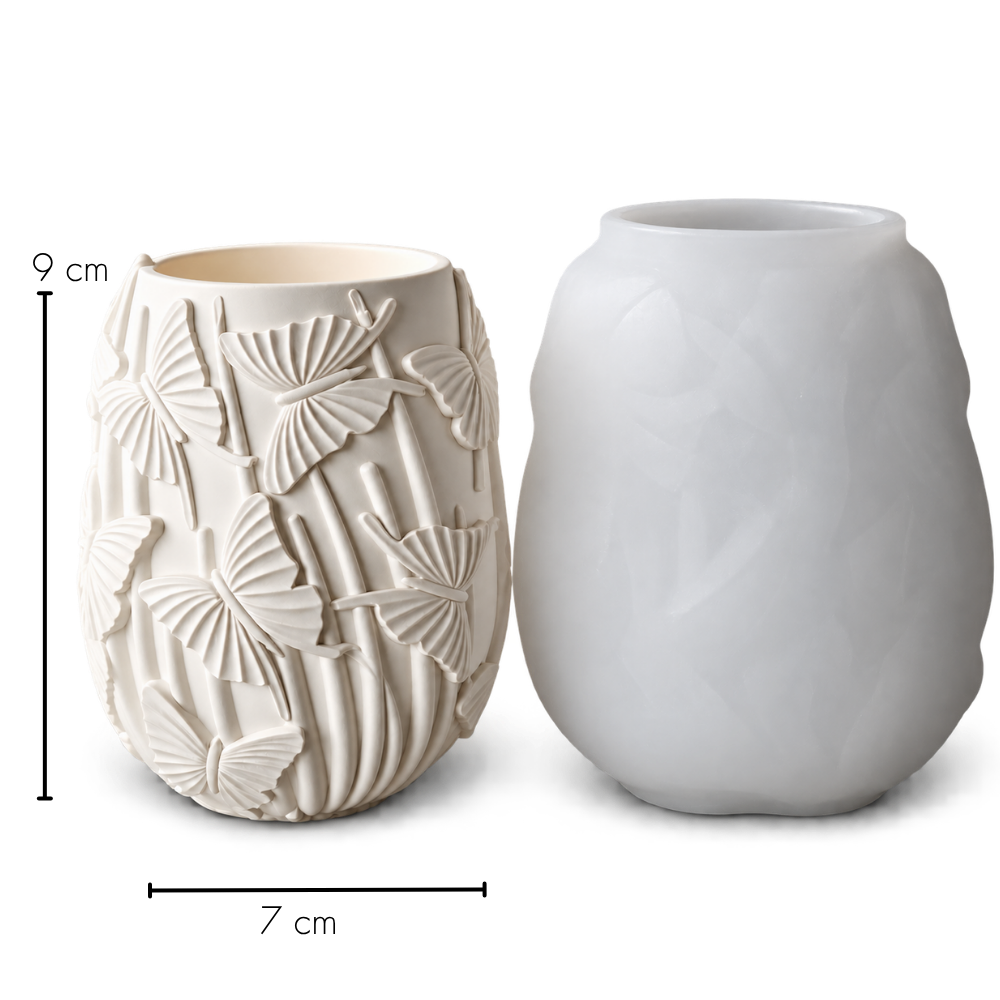 Butterfly Jar Silicone Mould | For Concrete | Jesmonite®️