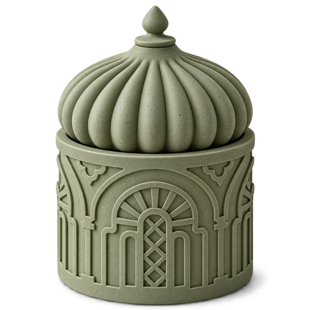 Mughal Dome Jar Silicone Mould | For Concrete | Jesmonite®️