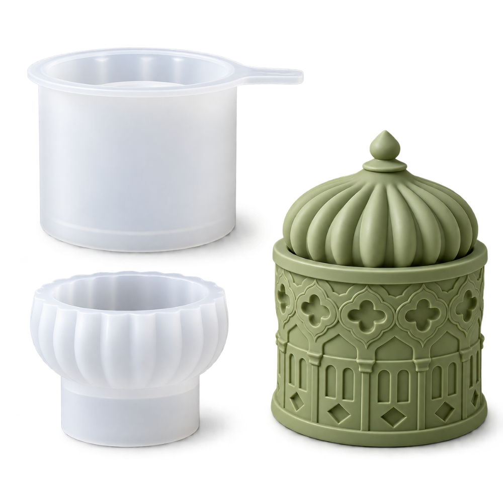 Mughal Dome Jar Silicone Mould | For Concrete | Jesmonite®️