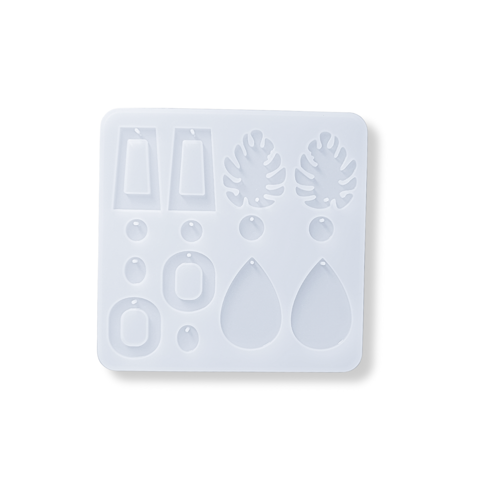 Eco-Mould: 7 Shapes Earrings Silicone Mould