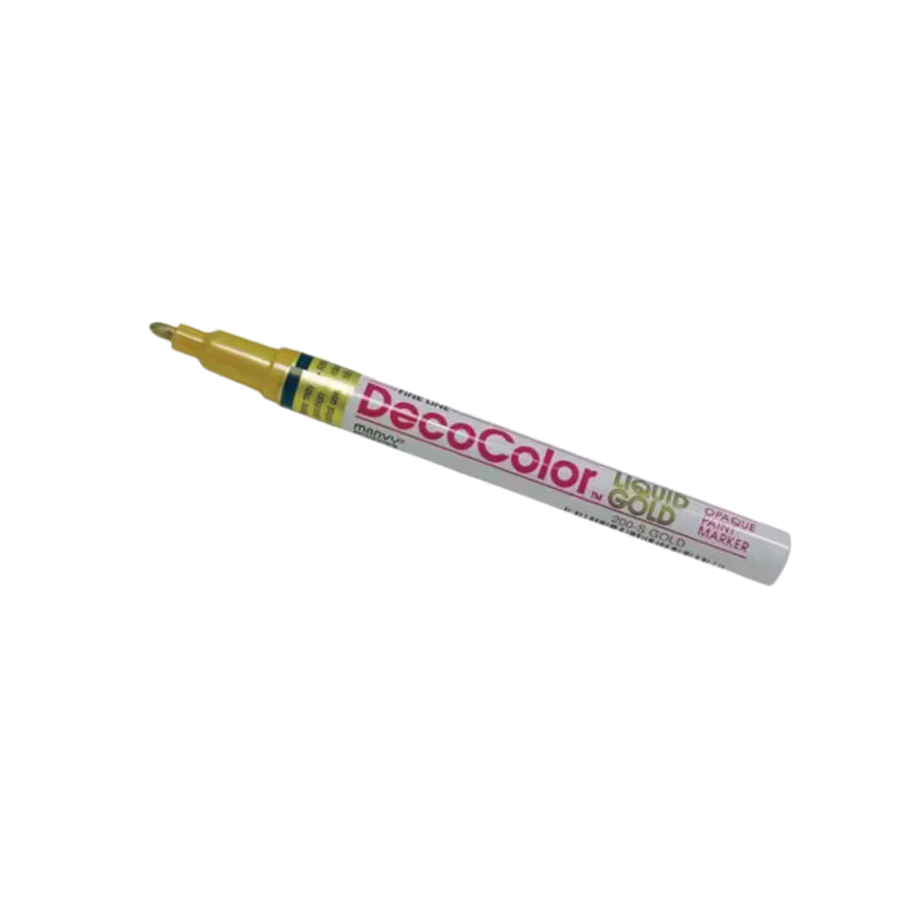 DecoColor Opaque Fine Line Paint Marker - Gold | Edge Highlighter Pen