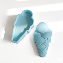 Ice-Cream Jar with Lid Silicone Mould |  For Concrete | Jesmonite®️ (Small)