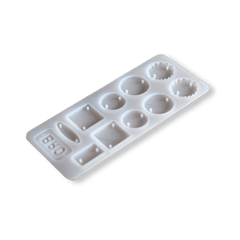 Eco-Mould: 11 Shapes Raakhi Silicone Mould - BohriAli.com