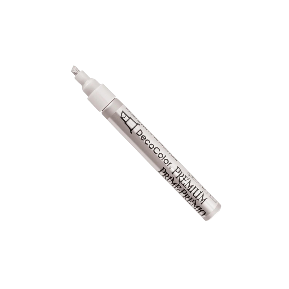 Silver - Uchida Deco Color Premium Prime-Premo Chisel Tip Marker | Edge Highlighter Pen