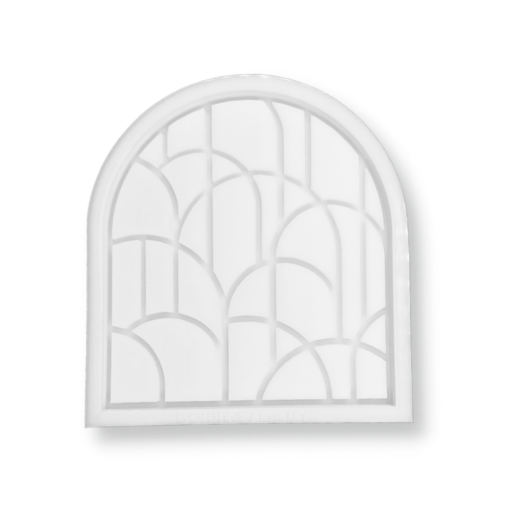 Deco Arch Coaster Silicone Mould - BohriAli.com