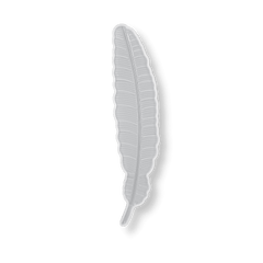 Eco-Mould: Feather-shaped Silicone Mould - BohriAli.com