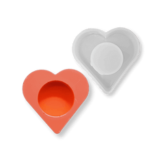 Eco-Mould: Heart Shape Tea-light Candle Holder Silicone Mould - BohriAli.com