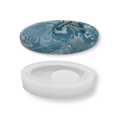 Eco-Mould: Pebble Shape Tealight Holder Silicone Mould - BohriAli.com