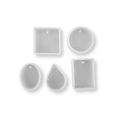 Eco-Mould: Set of 5 Pendant Silicone Mould - BohriAli.com