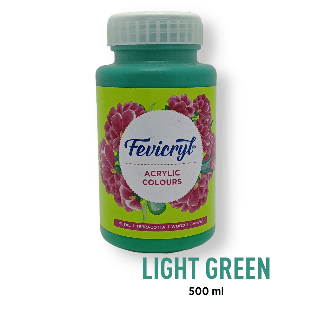Fevicryl Acrylic Paint - Light Green (12)