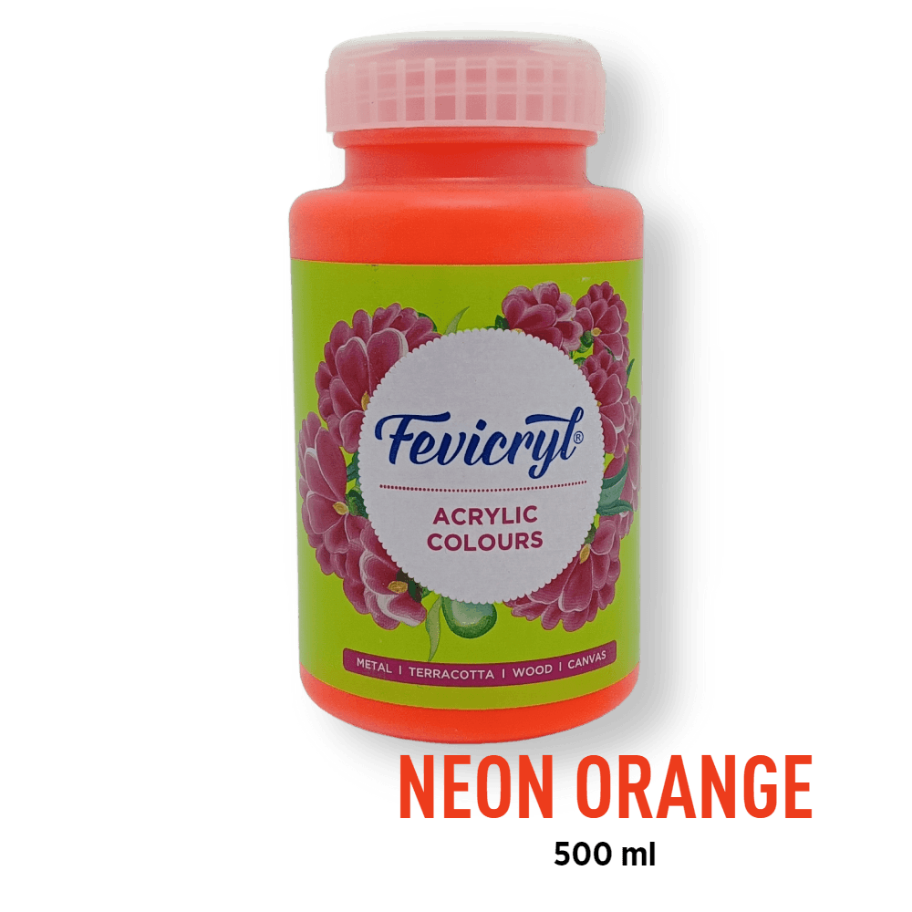 Pentart Neon Orange Acrylic Paint 30 ml
