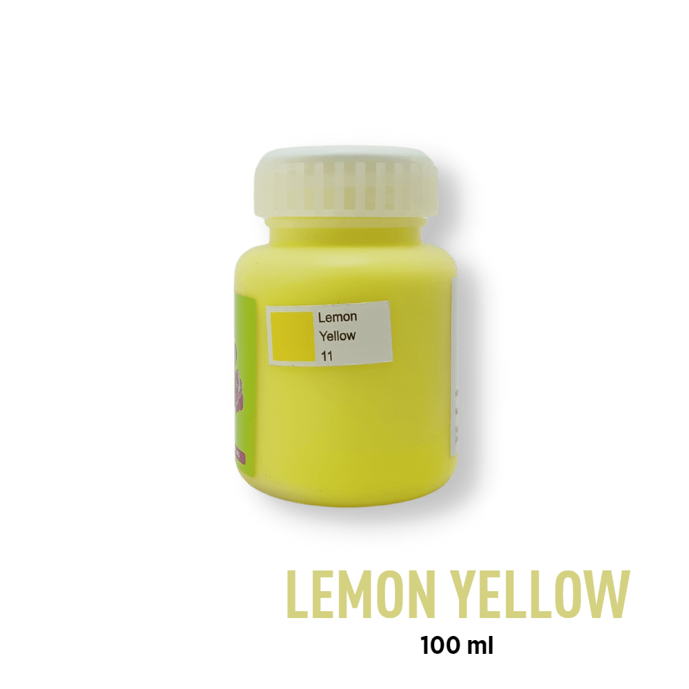Fevicryl Acrylic Paint - Neon Yellow (011) - BohriAli.com