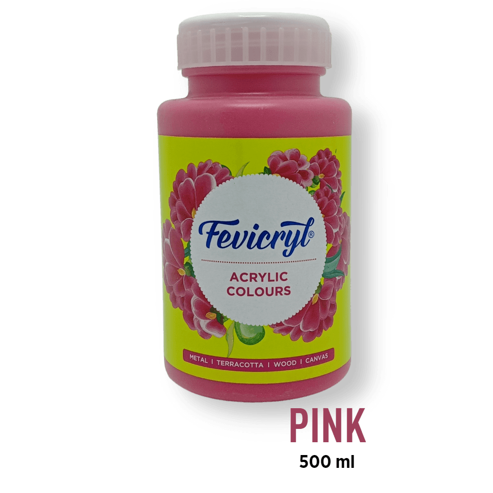 Fevicryl Acrylic Paint - Pink (18)