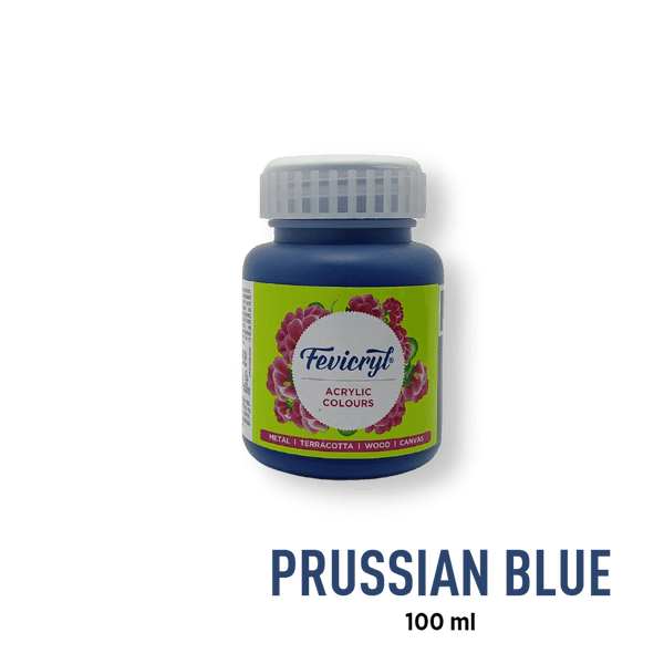 Fevicryl Acrylic Paint - Prussian Blue (19)