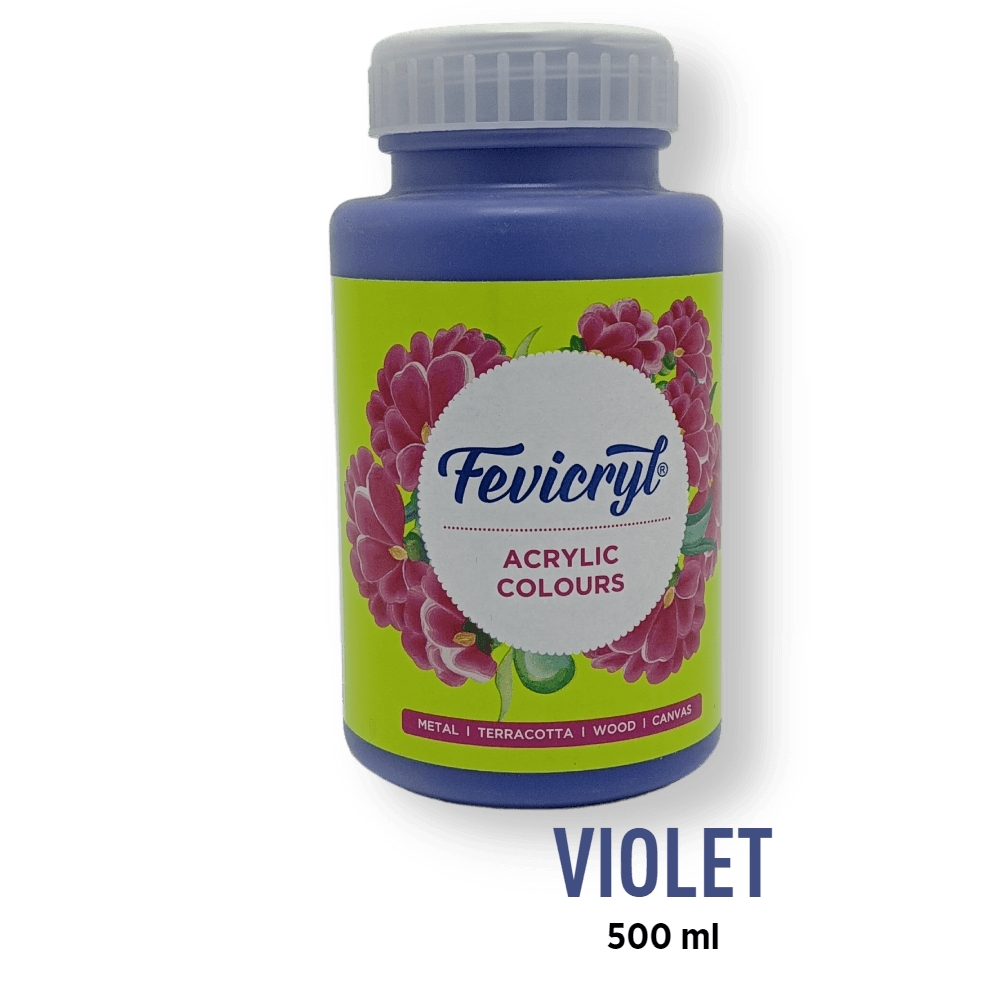 Fevicryl Acrylic Paint - Violet (25) - BohriAli.com