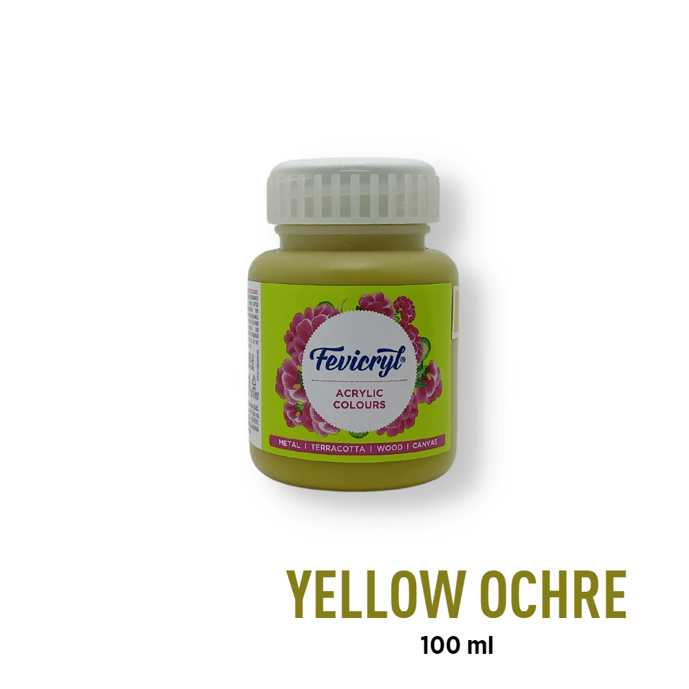 Fevicryl Acrylic Paint - Yellow Ochre (26)