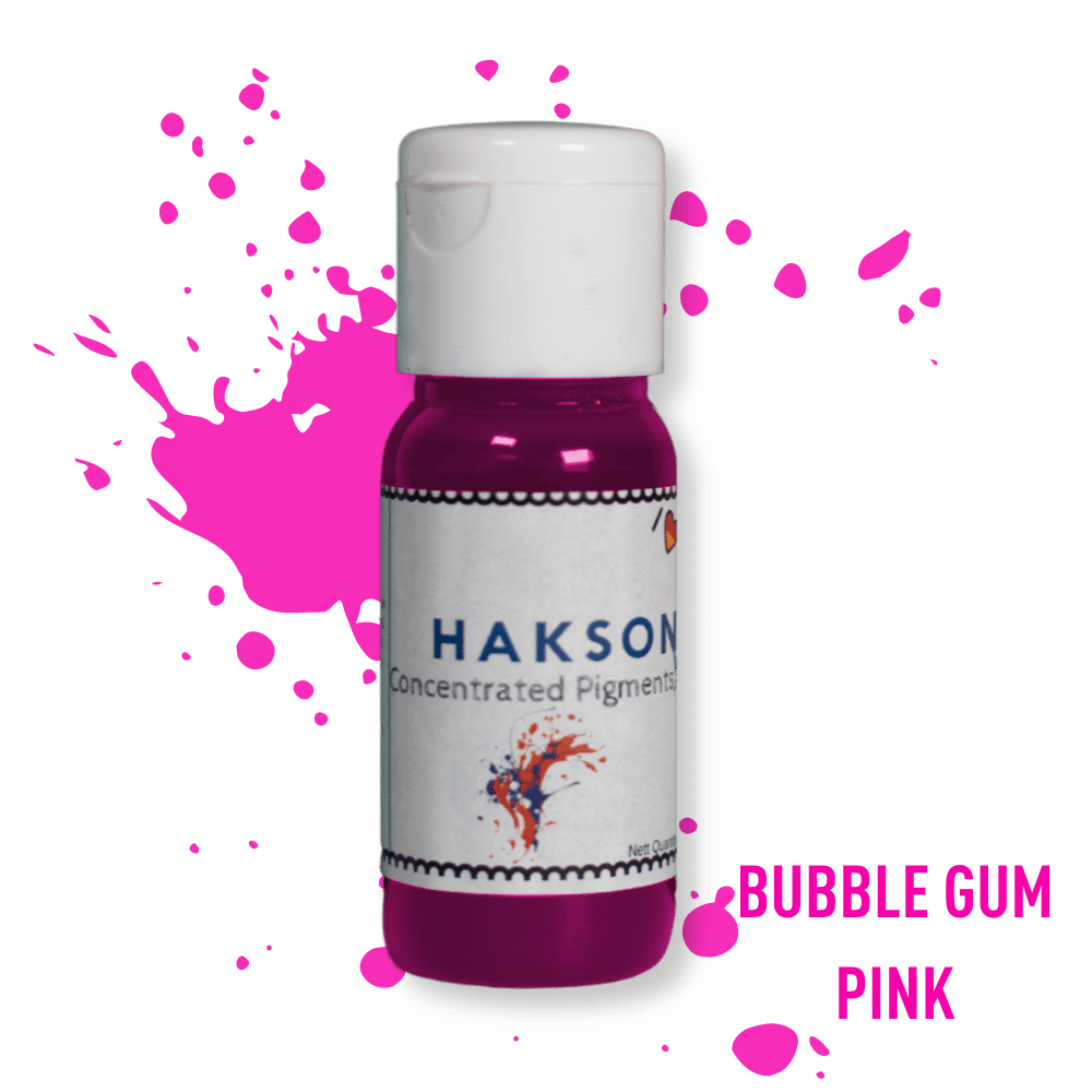 Haksons Concentrated (Translucent) Pigments - Bubble Gum Pink - BohriAli.com