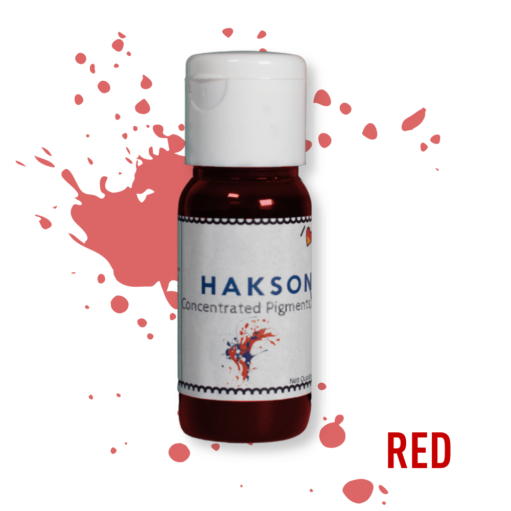 Haksons Concentrated (Translucent) Pigments for Epoxy Resin - Red - BohriAli.com