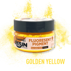 Haksons Fluorescent Pigments / Neon Powders - Golden Yellow - BohriAli.com