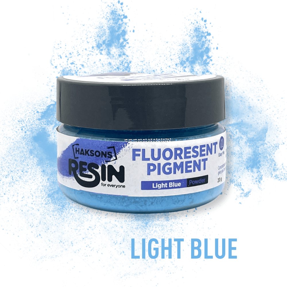 Haksons Fluorescent Pigments / Neon Powders - Light Blue - BohriAli.com