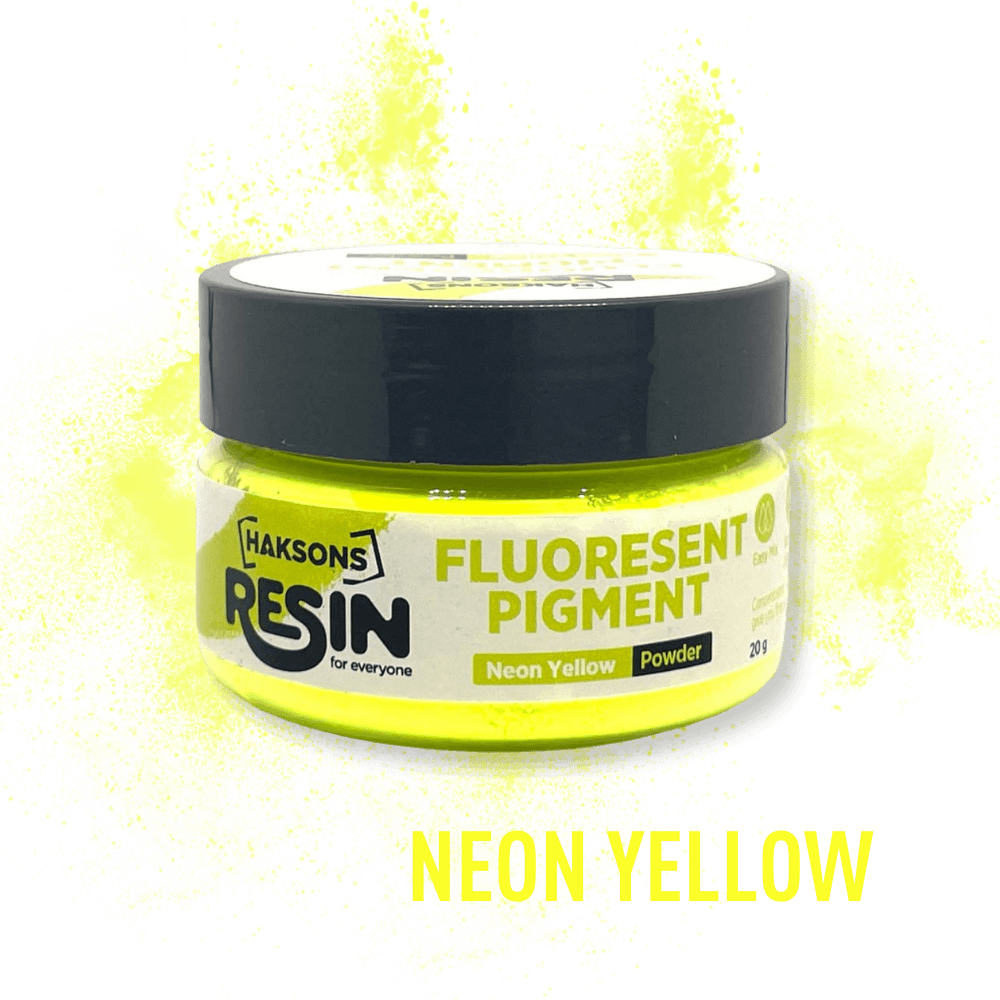 Haksons Fluorescent Pigments / Neon Powders - Neon Yellow - BohriAli.com