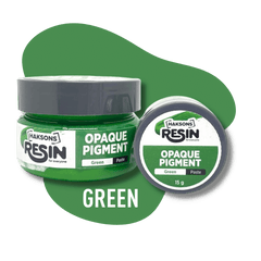 Haksons Opaque Pigment - Green | for Epoxy Resin - BohriAli.com