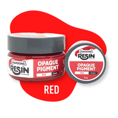 Haksons Opaque Pigment - Red | for Epoxy Resin - BohriAli.com
